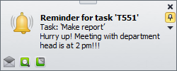 get task reminder alert